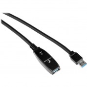 Pearstone 23' Usb 3.0 Extension Cable With Booster (black)