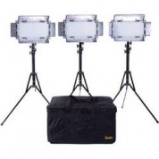 Ikan Ib508-v2 Bi-color Led Light Panel (3-light Studio Kit)