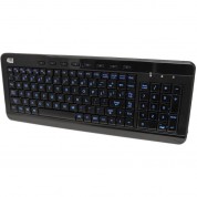 Adesso Slimtouch 120 3-color Illuminated Compact Multimedia Keyboard