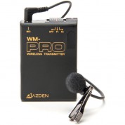 Azden Wlt/pro Vhf Wireless Bodypack Transmitter With Omni Lavalier Mic (169 & 170 Mhz)