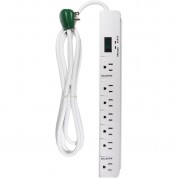 Gogreen Power 7-outlet Surge Protector (6', White)