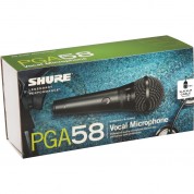 Shure Pga58-xlr Cardioid Dynamic Vocal Microphone With Xlr-to-xlr Cable