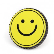 Lenzbuddy Body Cap For Canon Ef Mount Cameras (happy Face, Yellow)