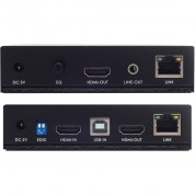 Apantac Single Port Dvi-d/usb Over Catx Kvm-1-ed Extender & Kvm-1-rd Receiver Set