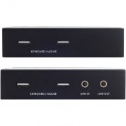 Apantac Single Port Dvi-d/usb Over Catx Kvm-1-ed Extender & Kvm-1-rd Receiver Set