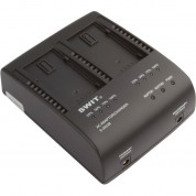 Swit S-3602b Dual Charger/adapter For Panasonic Vw-vbg6 Battery