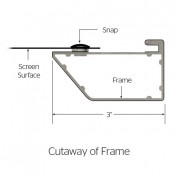 Da-lite 90271v Cinema Contour 52 X 92