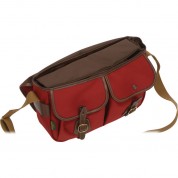 Billingham Hadley Pro Camera Bag (burgundy Canvas / Chocolate Leather Trim, 8.5l)