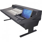 Argosy 90 Series Workstation Desk For Digidesign C|24 Controller With Rack Unit & Monitor Insert (black)