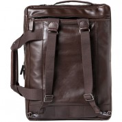 Barber Shop Undercut Convertible Camera Bag (smooth Leather, Dark Brown)