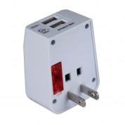 Qvs International Power Adapter Plug Kit (white)