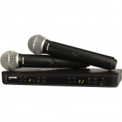 Shure Blx288/pg58 Dual-channel Wireless Handheld Microphone System With Pg58 Capsules (h9: 512 To 542 Mhz)