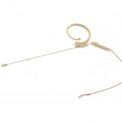 Voice Technologies Vt901 Earhanger Microphone With Unterminated (2-wire Pigtail) Connector (beige)