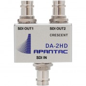 Apantac Passive 1 X 2 Triple-rate Splitter For 3g/hd/sd-sdi, Cvbs & Asi