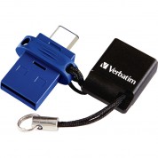 Verbatim 64gb Store 'n' Go Dual Usb 3.0 Flash Drive