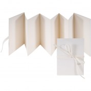 Lineco Accordion Album Kit With Ivory Pages And Blank Cover