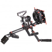 Came-tv Protective Cage With Matte Box, Follow Focus & Dual Handgrip For Gh4