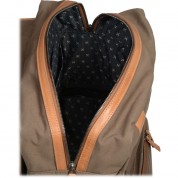 Barber Shop Mop Top Camera Backpack (canvas & Leather, Sand)