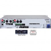 Ashly Nxe Series 2-channel Networkable Multi-mode Power Amplifier With Opdac4 & Opdante Cards