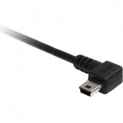 Startech Usb 2.0 Type-a Male To Left-angle Mini-b Male Cable (6', Black)