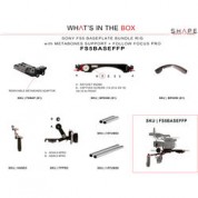 Shape Baseplate Bundle Rig With Metabones Support & Follow Focus Pro For Sony Fs5/fs5m2