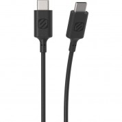 Scosche Strikeline Usb 2.0 Type-c Male To Usb Type-c Male Charge & Sync Cable (3')