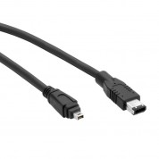 Pearstone Firewire 400 4-pin To 6-pin Cable - 3' (0.9 M)