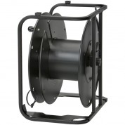 Hannay Reels Avd-2 Portable Cable Storage Reel With Slotted Divider Disc (black)