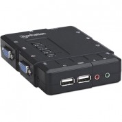 Manhattan 4-port Compact Kvm Switch