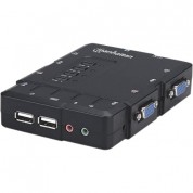 Manhattan 4-port Compact Kvm Switch