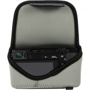 Megagear Ultralight Neoprene Camera Case For Lumix Dmc-gx85k With 12-32mm (gray)