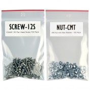 Tecnec 12s Pan-head Screws With Nut & Washers Kit (stainless Steel, 100-pack)