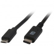 Comprehensive Usb 2.0 Type-c Male To Micro-b Male Cable (6')