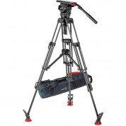 Sachtler Video 18 S2 Fluid Head & Eng 2 Cf Tripod System With Mid-level Spreader