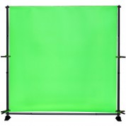 Pro Cyc Gs80 Portable Vinyl Background With Stand (chroma Green, 80 X 80