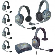 Eartec Hub751mxs Ultralite 7-person Hub Intercom System With Max 4g Single Headset (usa)