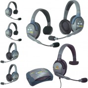 Eartec Hub733mxs Ultralite 7-person Hub Intercom System With Max 4g Single Headset (usa)