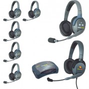 Eartec Hub7dmxd Ultralite 7-person Hub Intercom System With Max 4g Double Headset (usa)