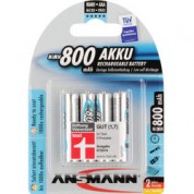 Ansmann Maxe Aaa Rechargeable Nimh Batteries (1.2v, 800mah, 4-pack)