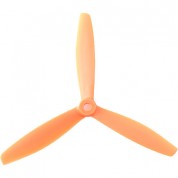 Gemfan Glass Fiber Nylon 3-blade Bullnose Propellers (2-pack, Orange)