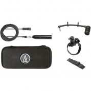 Audio-technica Atm350w Cardioid Condenser Instrument Microphone With Woodwind Mounting System (5