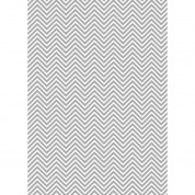 Westcott Classic Chevron Art Canvas Backdrop With Grommets (5 X 7', Bold Gray)