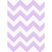 Westcott Wide Chevron Matte Vinyl Backdrop With Grommets (5 X 7', Purple)