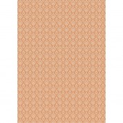 Westcott Classic Damask Matte Vinyl Backdrop With Grommets (5 X 7', Orange)