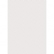 Westcott Classic Chevron Matte Vinyl Backdrop With Grommets (5 X 7', Light Gray)