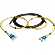 Camplex Four-channel Lc Single-mode Fiber Optic Tactical Snake (25')