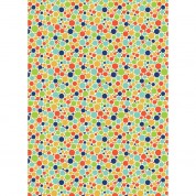 Westcott Vibrant Dots Canvas Backdrop With Grommets (5 X 7', Multi-color)