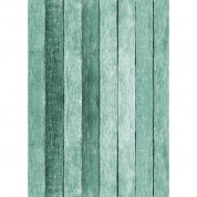 Westcott Rustic Wood Art Canvas Backdrop With Grommets (5 X 7', Turquoise)