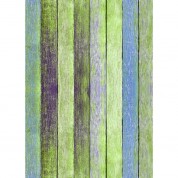 Westcott Rustic Wood Matte Vinyl Backdrop With Grommets (5 X 7', Bold Sage)