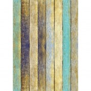 Westcott Rustic Wood Matte Vinyl Backdrop With Grommets (5 X 7', Bold Yellow)